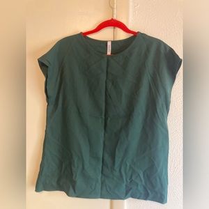 Green Basic Blouse